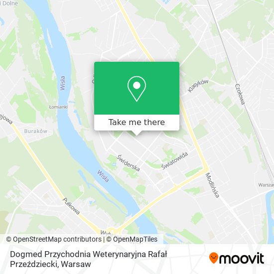 Dogmed Przychodnia Weterynaryjna Rafał Przeździecki map