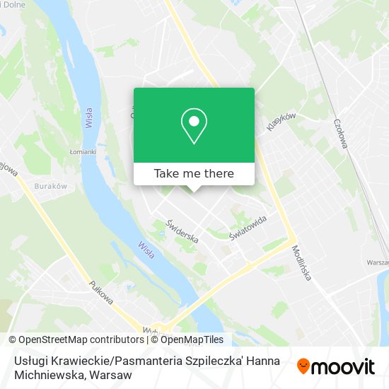 Usługi Krawieckie / Pasmanteria Szpileczka' Hanna Michniewska map