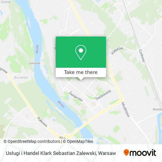 Usługi i Handel Klark Sebastian Zalewski map