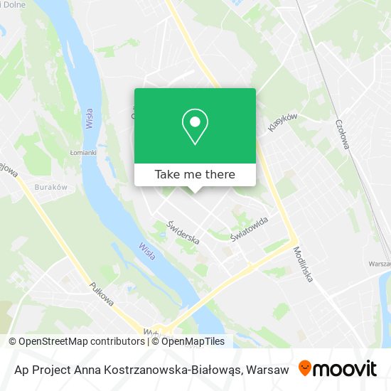 Ap Project Anna Kostrzanowska-Białowąs map