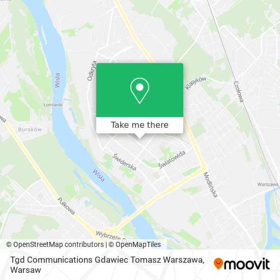 Tgd Communications Gdawiec Tomasz Warszawa map