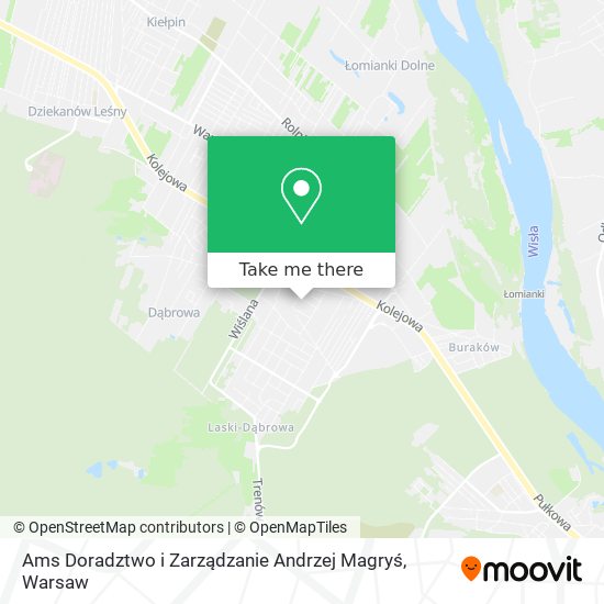 Ams Doradztwo i Zarządzanie Andrzej Magryś map