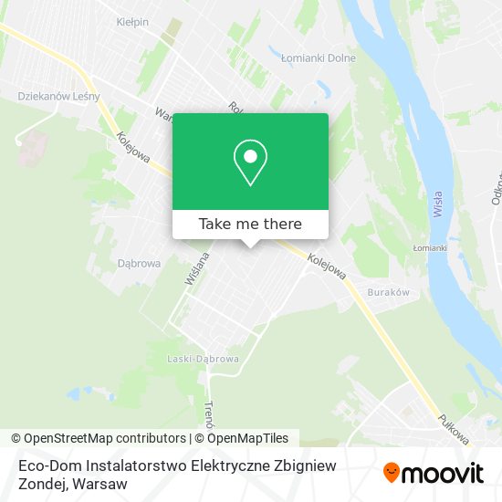 Eco-Dom Instalatorstwo Elektryczne Zbigniew Zondej map