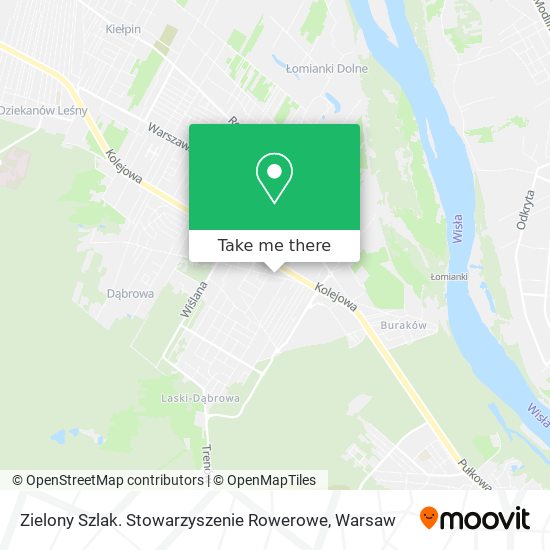 Zielony Szlak. Stowarzyszenie Rowerowe map