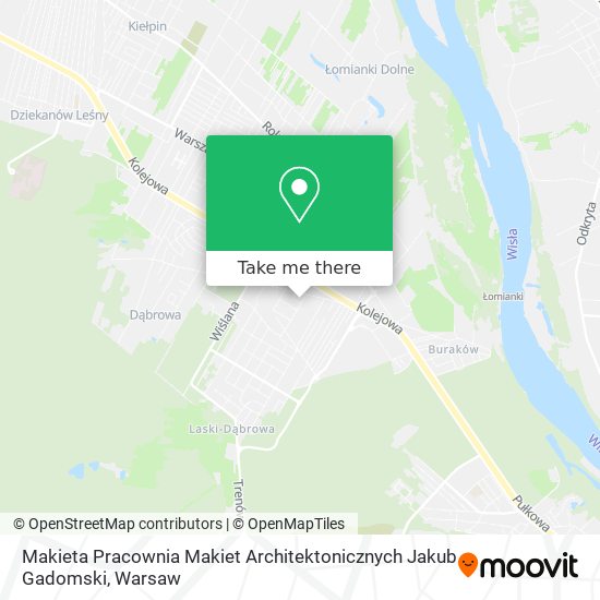 Makieta Pracownia Makiet Architektonicznych Jakub Gadomski map