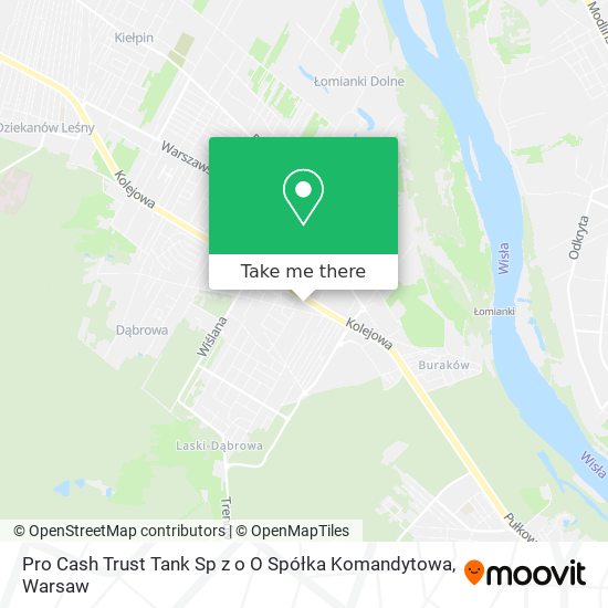 Pro Cash Trust Tank Sp z o O Spółka Komandytowa map