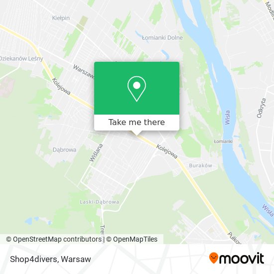 Shop4divers map