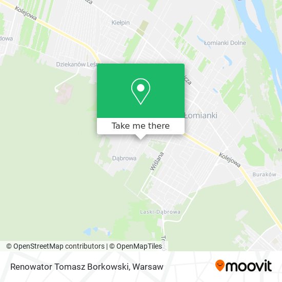 Renowator Tomasz Borkowski map