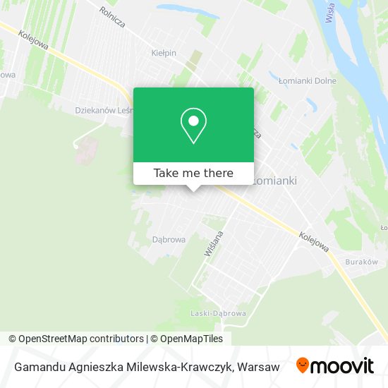 Gamandu Agnieszka Milewska-Krawczyk map