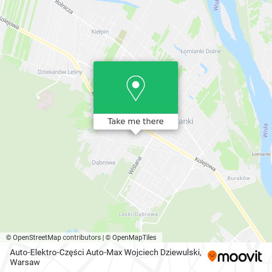 Auto-Elektro-Części Auto-Max Wojciech Dziewulski map