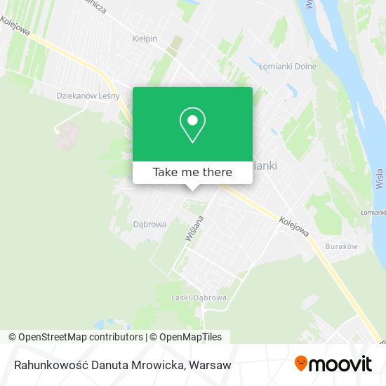 Карта Rahunkowość Danuta Mrowicka