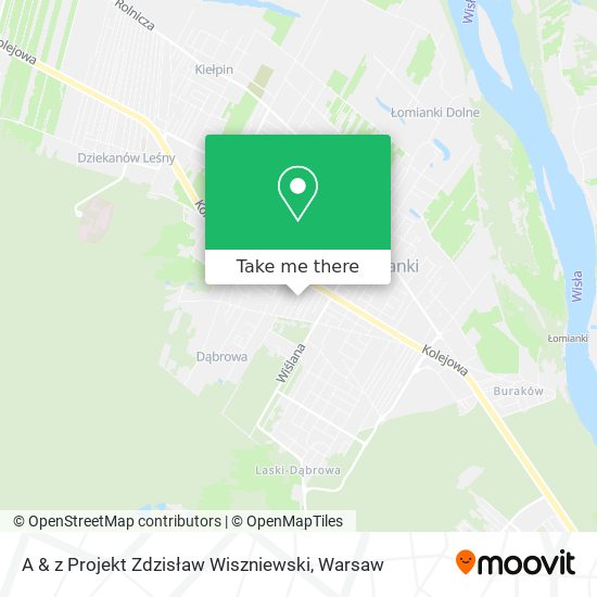 A & z Projekt Zdzisław Wiszniewski map