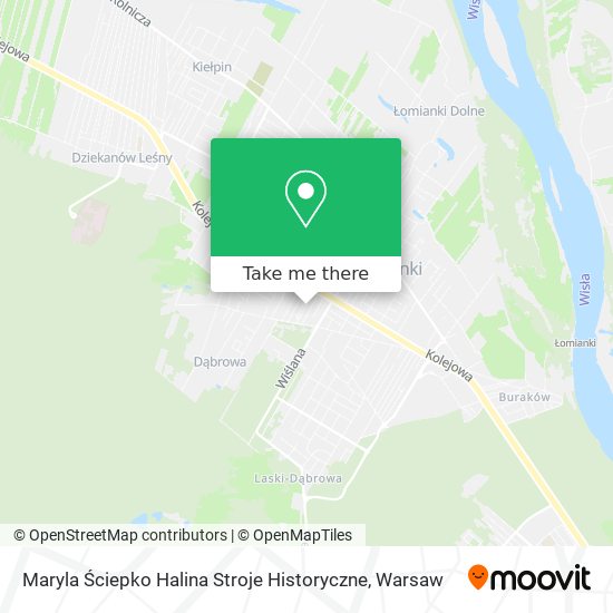 Maryla Ściepko Halina Stroje Historyczne map