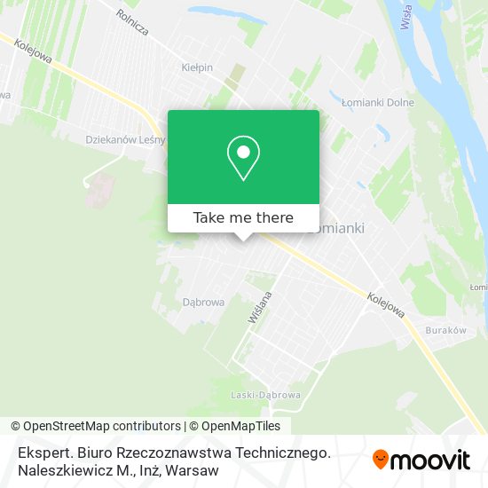 Ekspert. Biuro Rzeczoznawstwa Technicznego. Naleszkiewicz M., Inż map