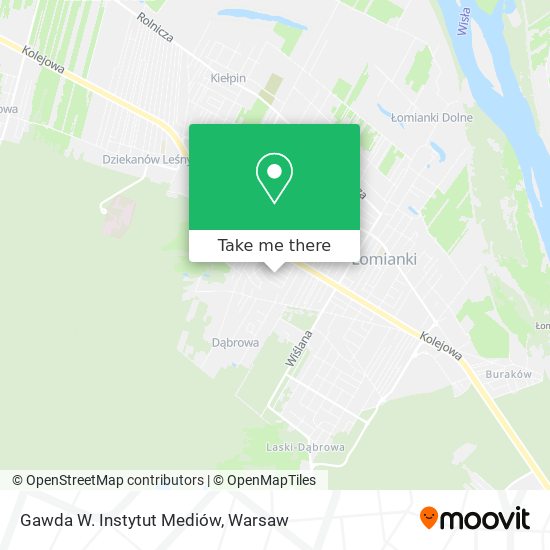 Gawda W. Instytut Mediów map