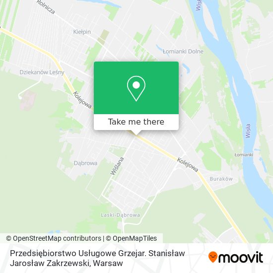 Przedsiębiorstwo Usługowe Grzejar. Stanisław Jarosław Zakrzewski map