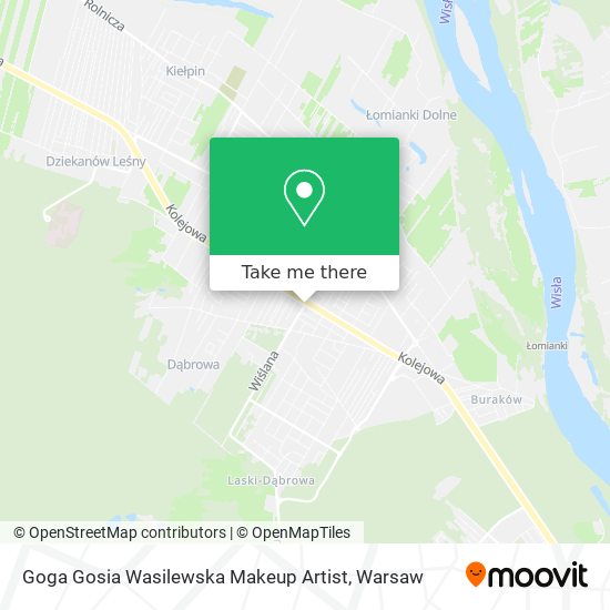 Goga Gosia Wasilewska Makeup Artist map