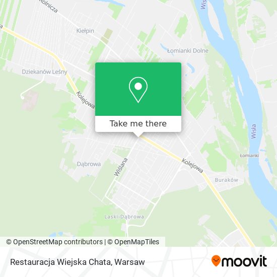 Restauracja Wiejska Chata map