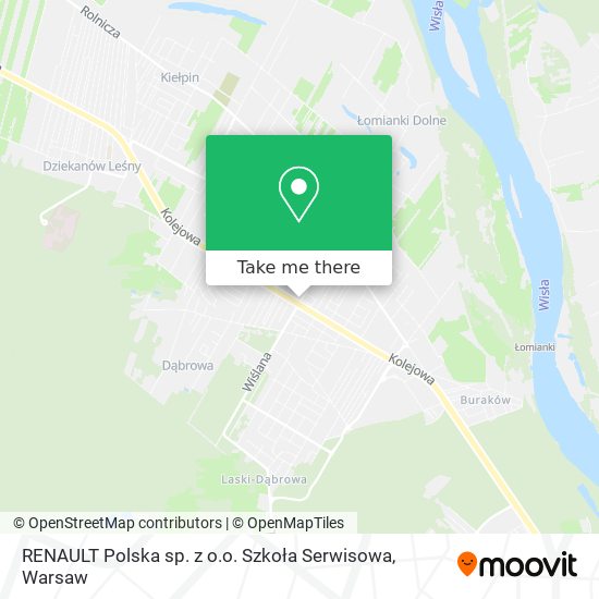 RENAULT Polska sp. z o.o. Szkoła Serwisowa map