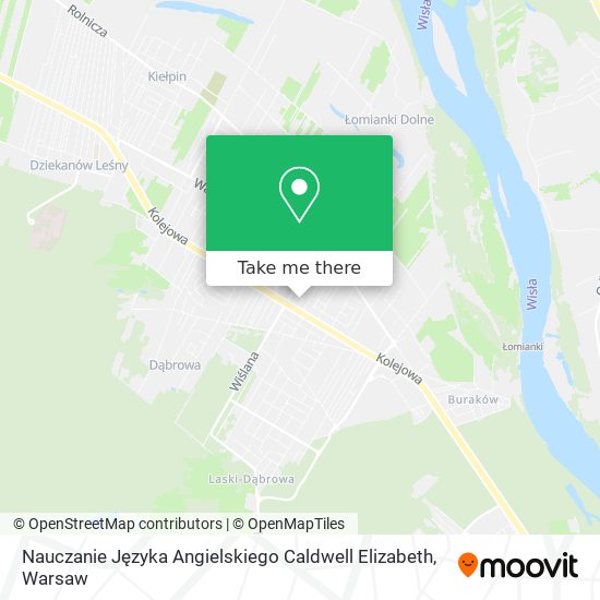 Nauczanie Języka Angielskiego Caldwell Elizabeth map