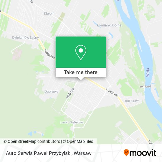 Auto Serwis Paweł Przybylski map