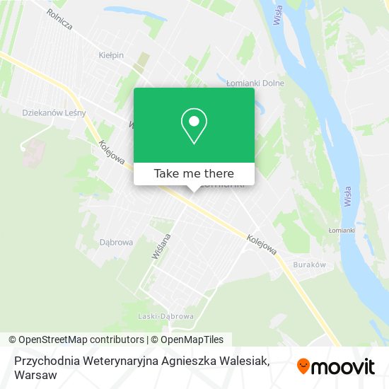 Карта Przychodnia Weterynaryjna Agnieszka Walesiak