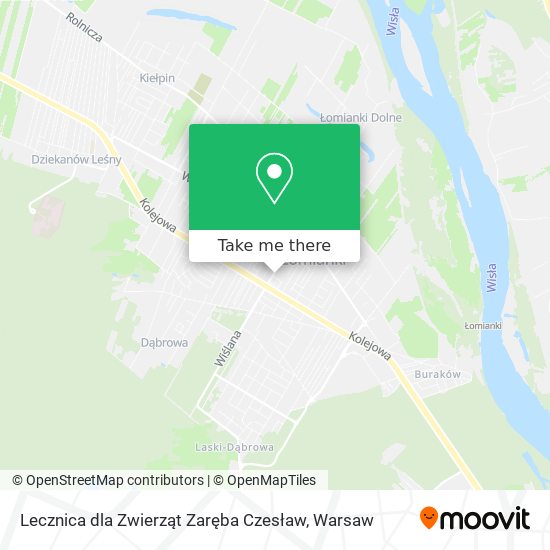 Lecznica dla Zwierząt Zaręba Czesław map