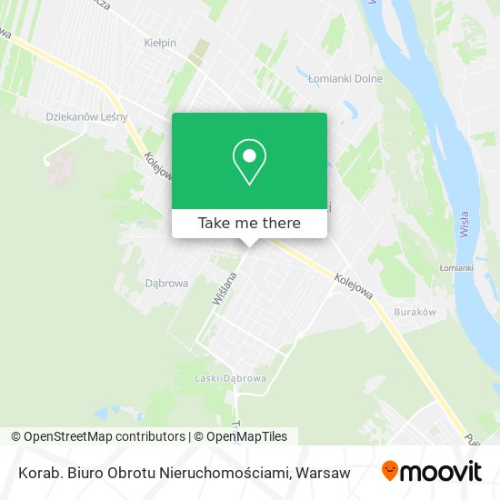 Korab. Biuro Obrotu Nieruchomościami map