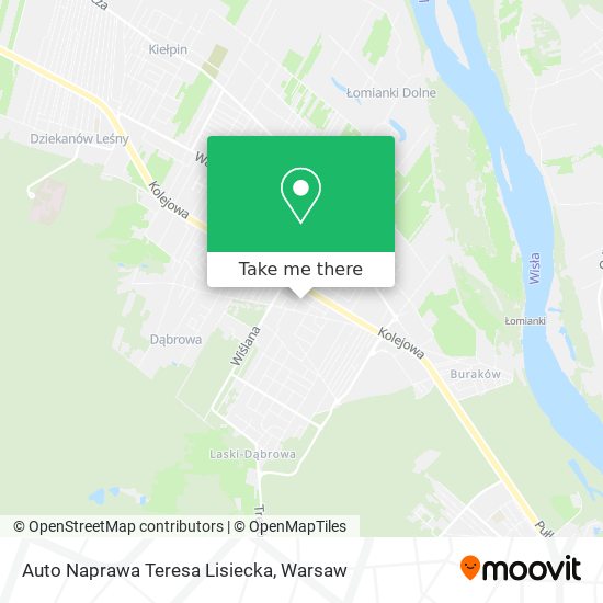 Auto Naprawa Teresa Lisiecka map