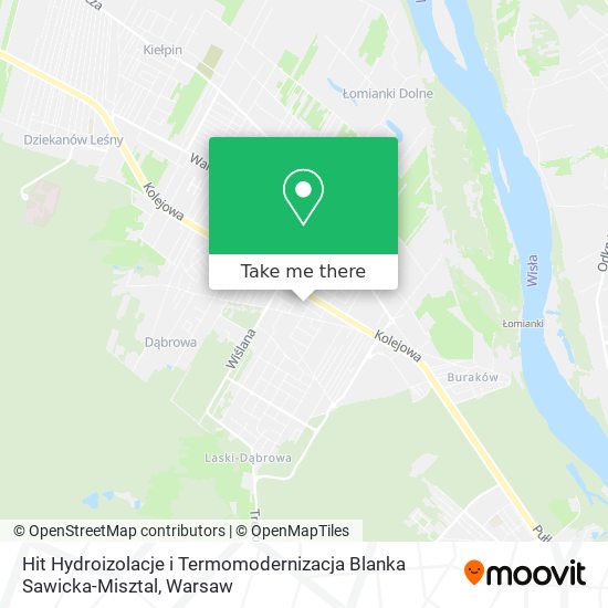 Hit Hydroizolacje i Termomodernizacja Blanka Sawicka-Misztal map