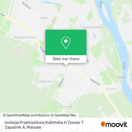 Izolacja Przemysłowa Kuklińska H Żywiec T Zapaśnik A map