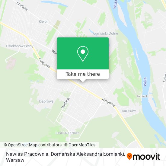 Nawias Pracownia. Domańska Aleksandra Łomianki map