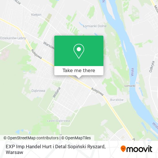 EXP Imp Handel Hurt i Detal Sopiński Ryszard map