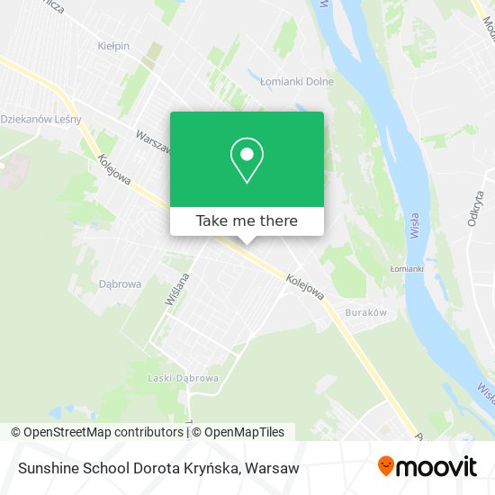 Sunshine School Dorota Kryńska map