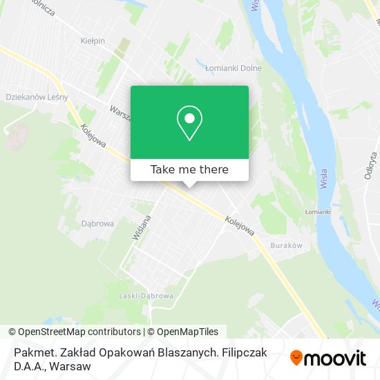 Pakmet. Zakład Opakowań Blaszanych. Filipczak D.A.A. map