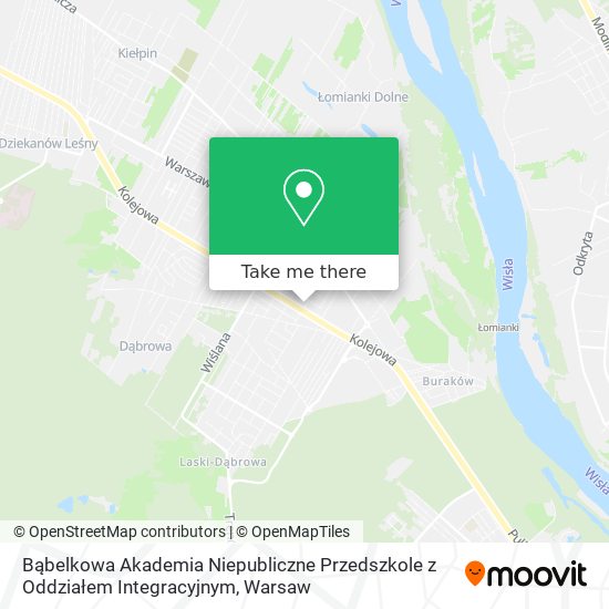 Bąbelkowa Akademia Niepubliczne Przedszkole z Oddziałem Integracyjnym map