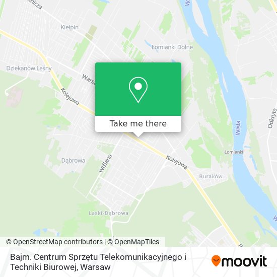 Bajm. Centrum Sprzętu Telekomunikacyjnego i Techniki Biurowej map