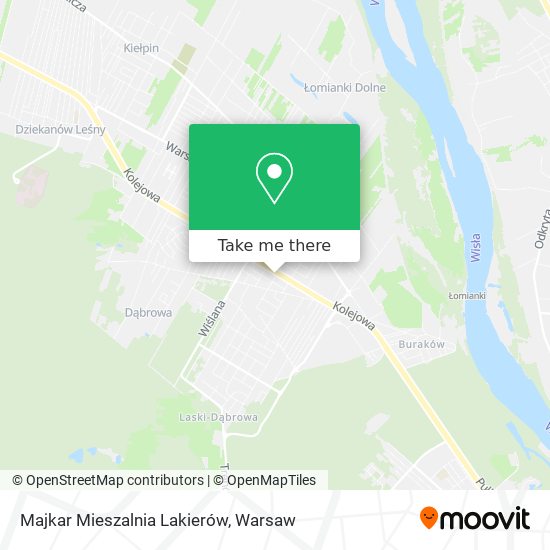 Majkar Mieszalnia Lakierów map