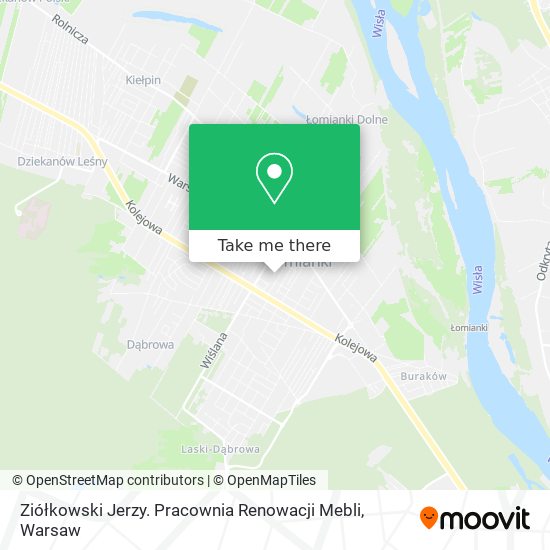 Ziółkowski Jerzy. Pracownia Renowacji Mebli map