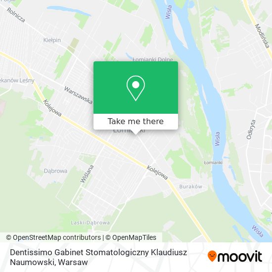 Dentissimo Gabinet Stomatologiczny Klaudiusz Naumowski map