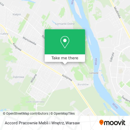 Accord Pracownie Mebli i Wnętrz map