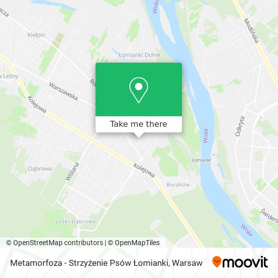 Metamorfoza - Strzyżenie Psów Łomianki map