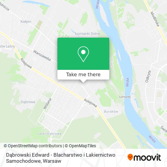 Dąbrowski Edward - Blacharstwo i Lakiernictwo Samochodowe map