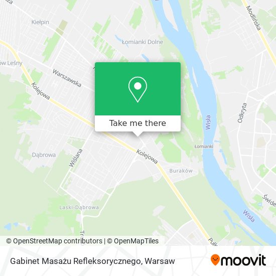 Gabinet Masażu Refleksorycznego map