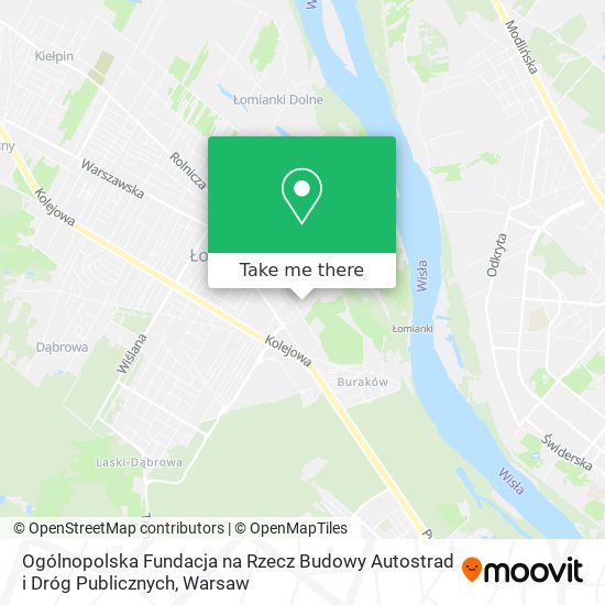 Ogólnopolska Fundacja na Rzecz Budowy Autostrad i Dróg Publicznych map