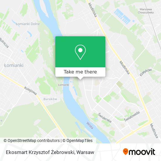 Ekosmart Krzysztof Żebrowski map