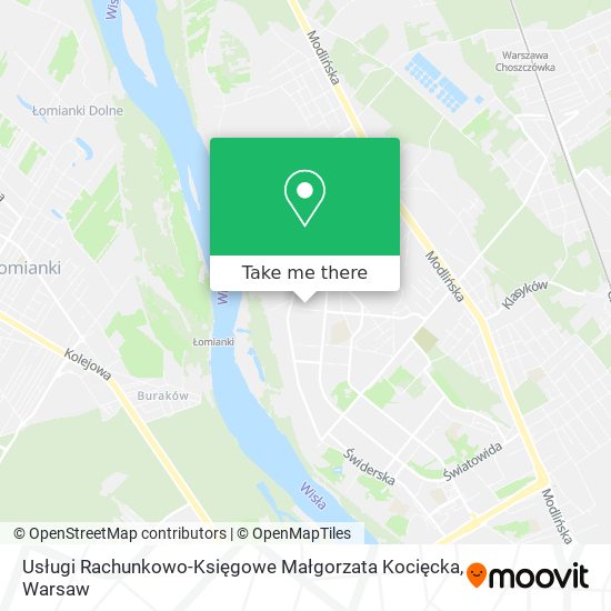 Usługi Rachunkowo-Księgowe Małgorzata Kocięcka map