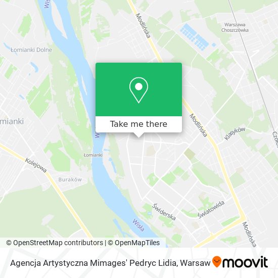 Agencja Artystyczna Mimages' Pedryc Lidia map