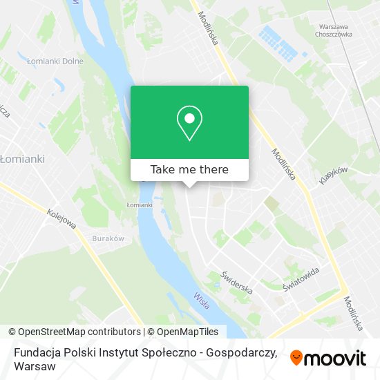 Fundacja Polski Instytut Społeczno - Gospodarczy map