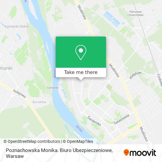 Poznachowska Monika. Biuro Ubezpieczeniowe map